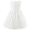 Daisy Tulle Dress, White - Dresses - 2