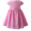 Daisy Damask Party Dress, Pink - Dresses - 3