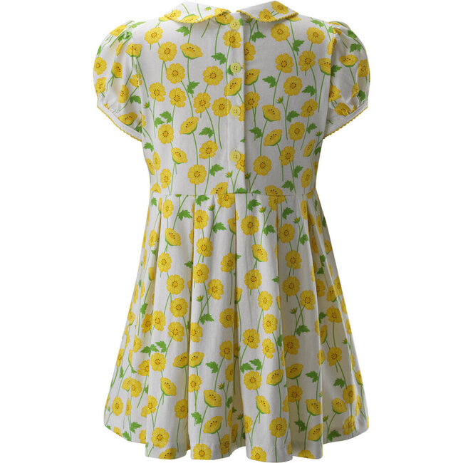 Buttercup Jersey Dress, Yellow - Dresses - 3