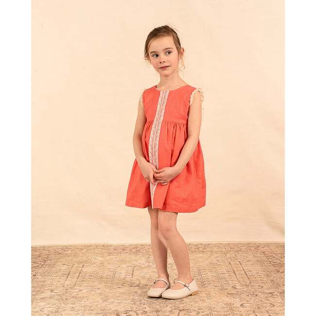 Eloise Dress Coral - Dresses - 2