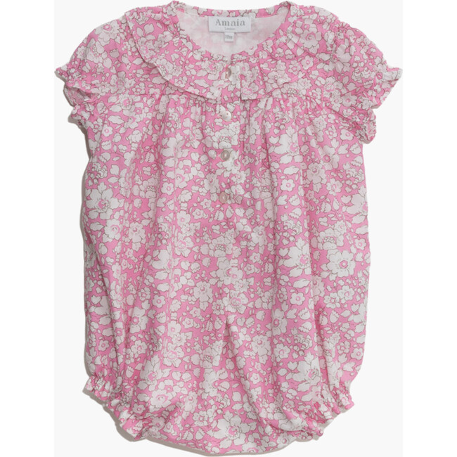 Arabelle Romper  Betsy Boo Pink Liberty