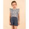 Alice Top Betsy Boo Blue Liberty - Blouses - 2