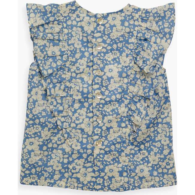 Alice Top Betsy Boo Blue Liberty - Blouses - 3