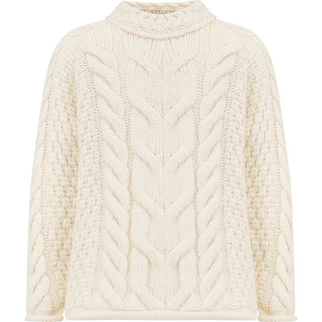 Sloane Super Soft Merino Sweater, Pearl