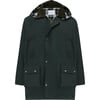 Ebury Padded Wax Jacket, Racing Green - Jackets - 1 - thumbnail