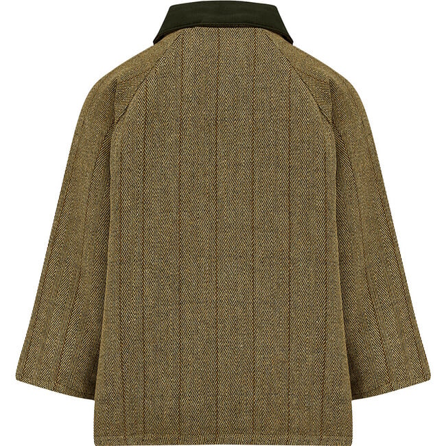 Lyall Greenbelt Tweed Coat, Sand - Wool Coats - 2