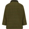 Lyall Greenbelt Tweed Coat, Olive - Wool Coats - 2