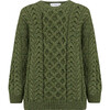 Cadogan Super Soft Merino Sweater, Grass - Sweaters - 1 - thumbnail