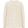 Sloane Super Soft Merino Sweater, Pearl - Sweaters - 5