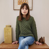 Cadogan Super Soft Merino Sweater, Grass - Sweaters - 4