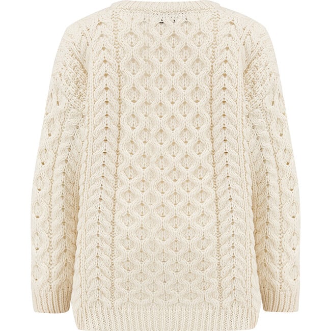 Cadogan Super Soft Merino Sweater, Cream - Sweaters - 5