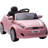 "Fiat 500 12V, Pink" - Ride-Ons - 3