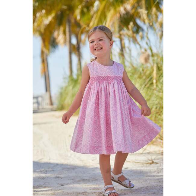 Simply Smocked Dress, Pink Vinings - Dresses - 3