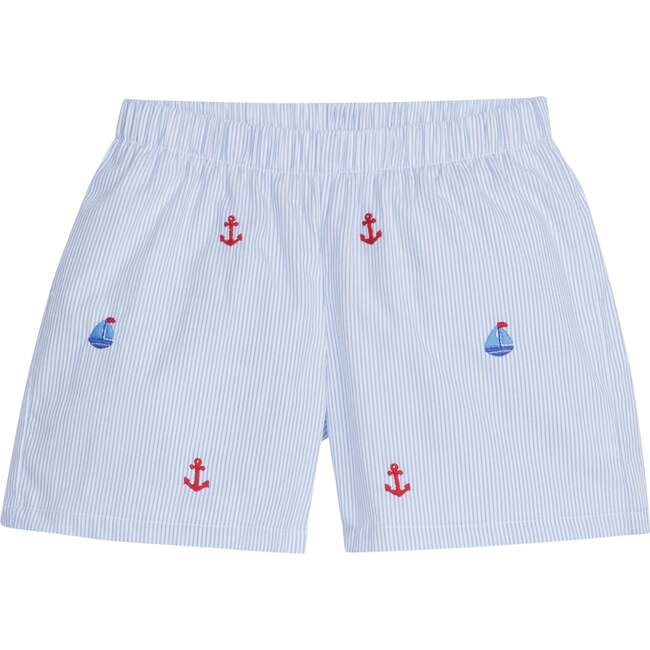 Embroidered Basic Short, Nautical