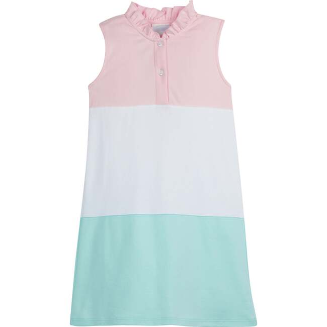Color Block Hastings Polo Dress, Pink