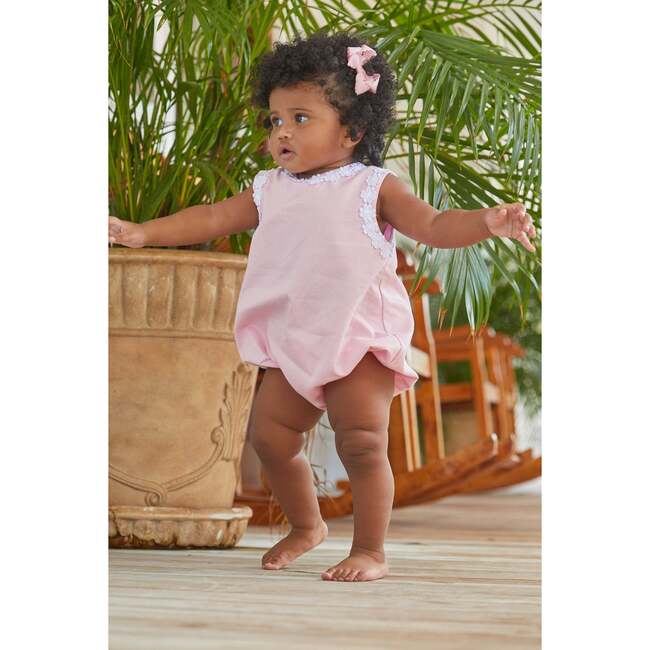 Daisy Bubble, Light Pink Twill - Rompers - 2