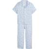 Classic Short Sleeve Pajama Set, Bunnies - Pajamas - 1 - thumbnail