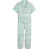 Classic Short Sleeve Pajama Set, Wingate Plaid - Pajamas - 1 - thumbnail