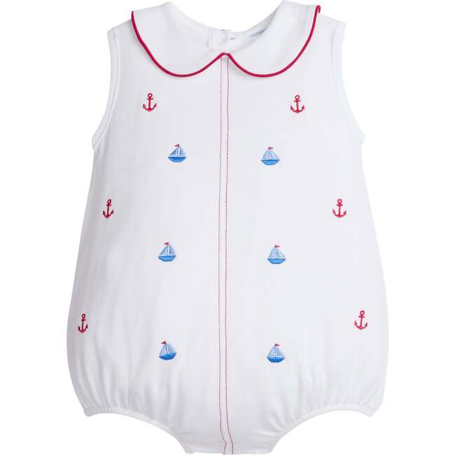 Embroidered Peter Pan Bubble, Nautical