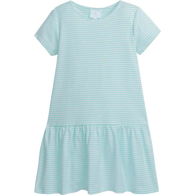 Chanel T-Shirt Dress, Aqua Stripe