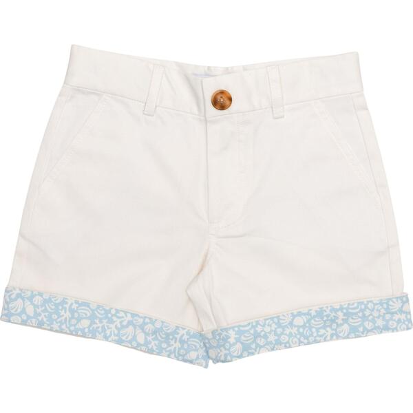 Wyatt Shorts, Shell White - Henry Duvall Shorts | Maisonette