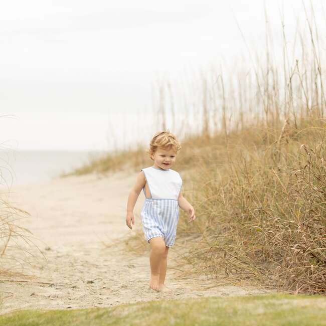 Seabreeze Stripe Bubble, Seabreeze Stripe - Rompers - 4