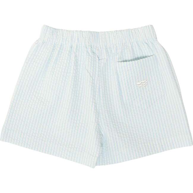 Liam Shorts, Bailey's Bay Blue Seersucker - Shorts - 3