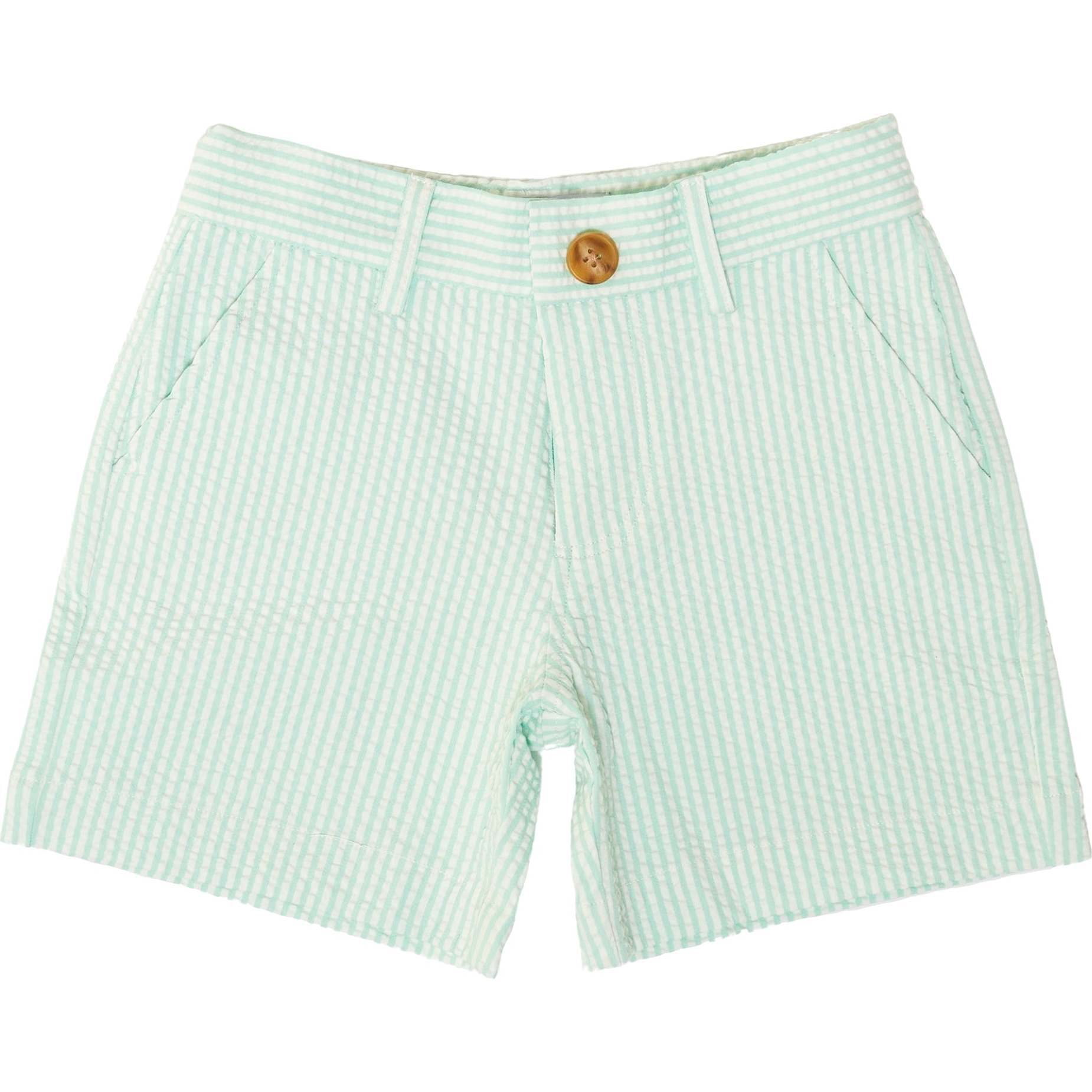 Hart Shorts, Mid Ocean Mint Seersucker - Shorts - 1