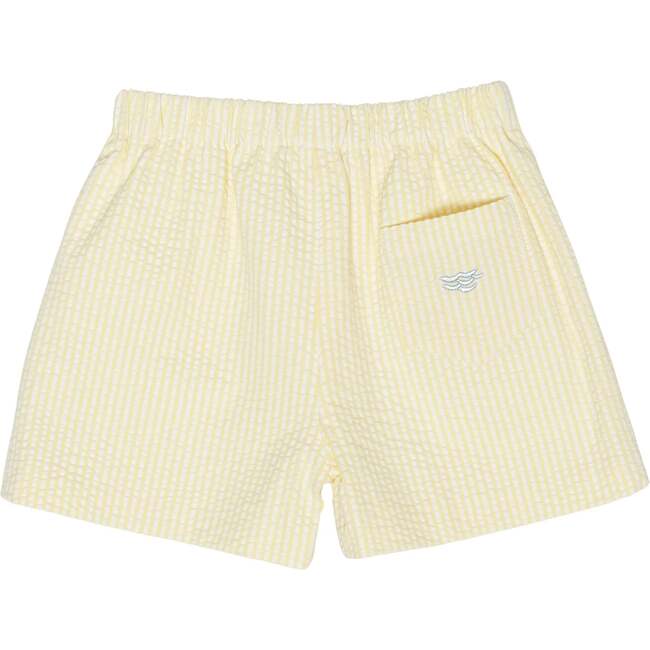 Liam Shorts, Loquat Yellow Seersucker - Shorts - 5