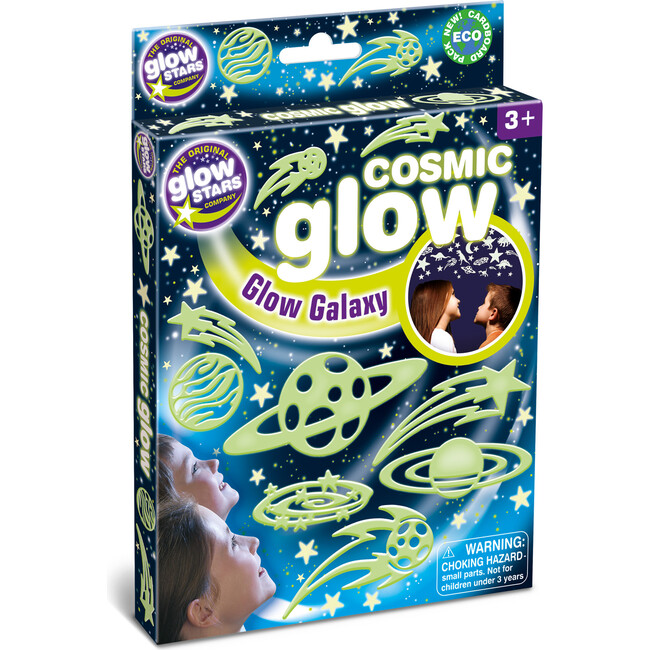 The Original Glowstars: Cosmic Glow Galaxy Self-Adhesive Pads for Décor