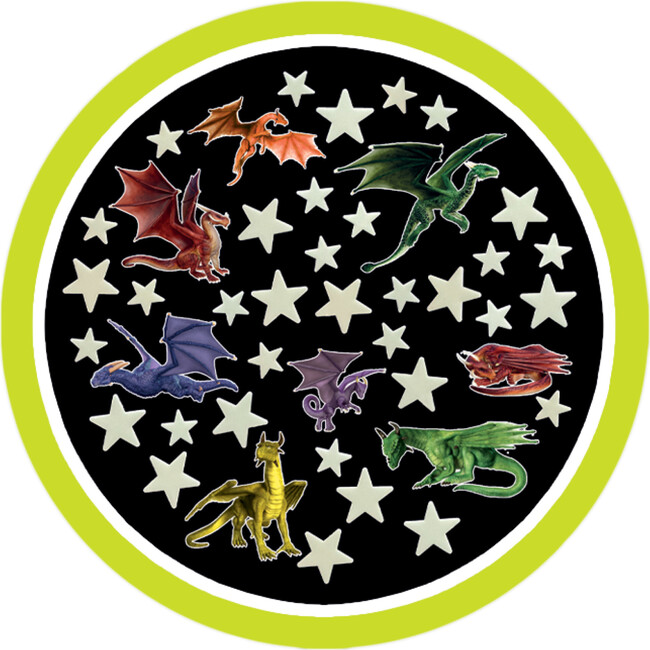 The Original Glowstars: Glowstars & Dragons Self-Adhesive Pads for Décor - STEM Toys - 2