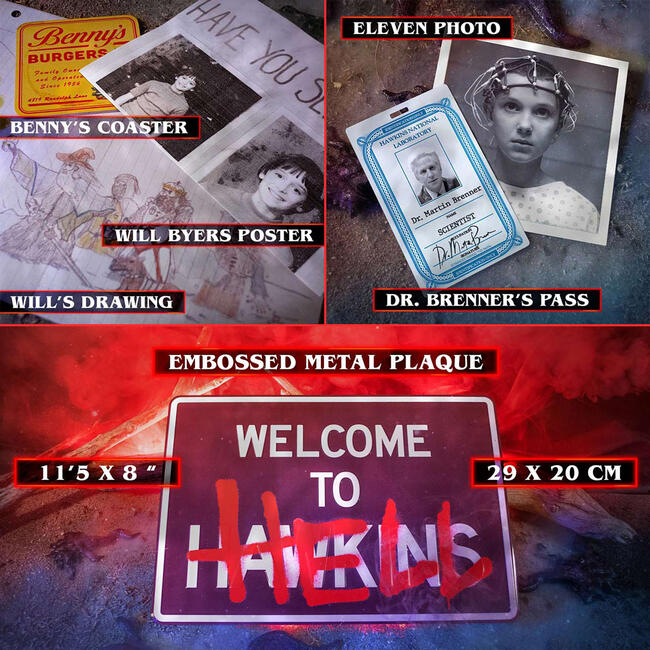 Stranger Things: Hawkins Memories Immersive Collectors Box - Board Games - 3