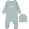 I'd Rather Sleep Footie, Blue - Footie Pajamas - 1 - thumbnail