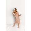 Grandpa Lounge Dress, Pink - Dresses - 2