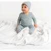I'd Rather Sleep Footie, Blue - Footie Pajamas - 2