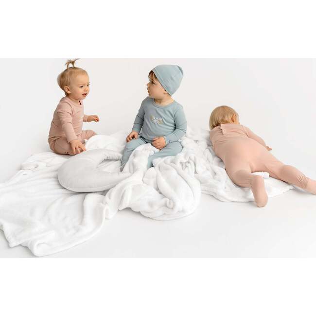 I'd Rather Sleep Footie, Blue - Footie Pajamas - 3