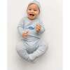 Whale Graphic Footie, Blue - Footie Pajamas - 3