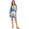 Womens Ava Dress, Ocean Stripe - Dresses - 1 - thumbnail