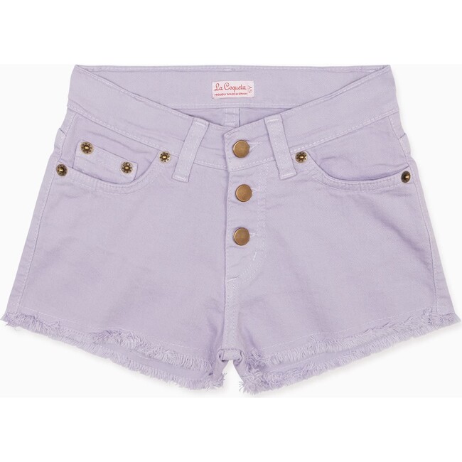 Fleca Linen Mix Shorts, Lilac