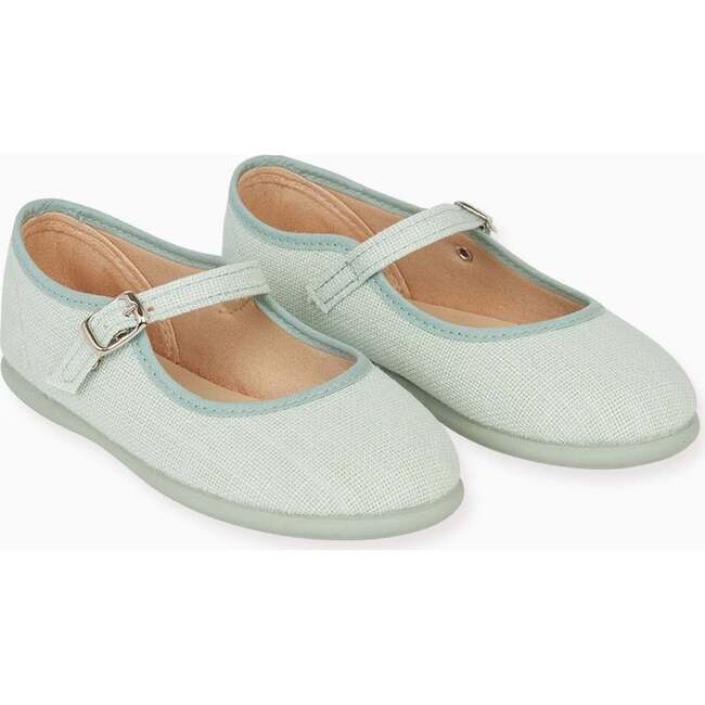 Canvas Mary Jane Shoes, Mint - Mary Janes - 2