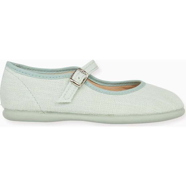 Canvas Mary Jane Shoes, Mint - Mary Janes - 3