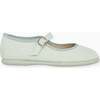 Canvas Mary Jane Shoes, Mint - Mary Janes - 3