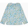Graciana Cotton Shirt, Blue - Shirts - 3