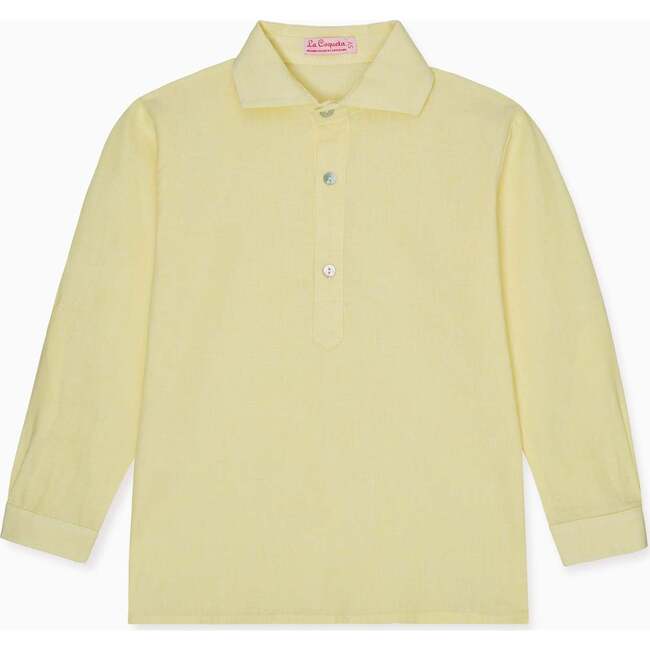 Miguel Linen Mix Shirt, Yellow