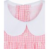 Hestia Embroidered Baby Girl Set, Pink Gingham - Mixed Apparel Set - 3