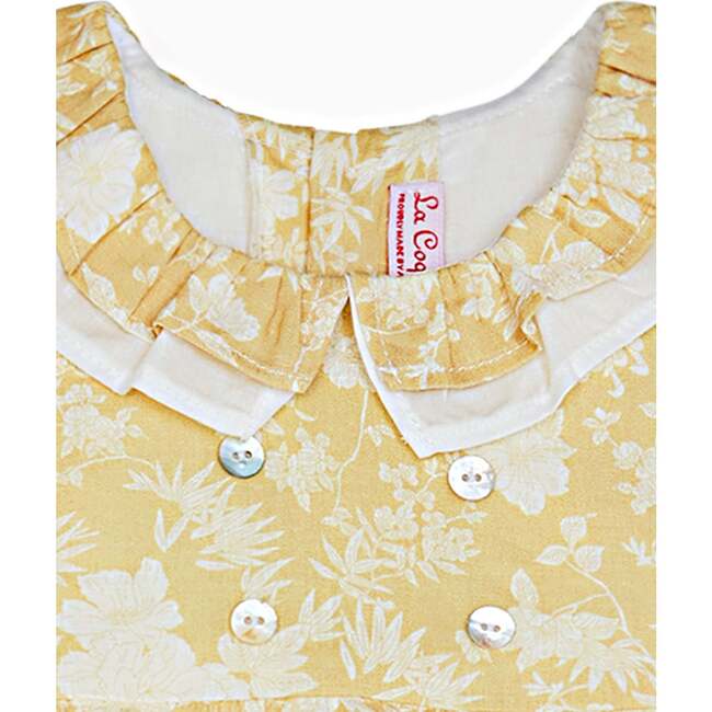 Izara Baby Girl Set, Yellow - Mixed Apparel Set - 4