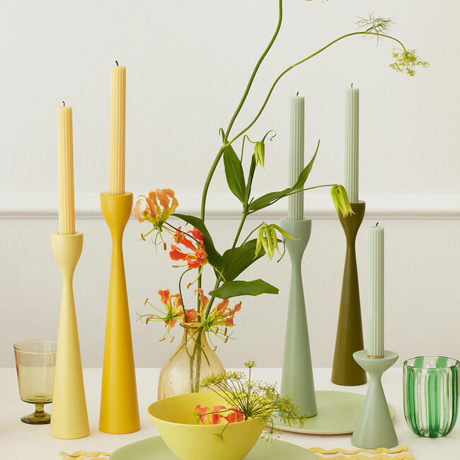Yellow Table Candles - Candles - 2