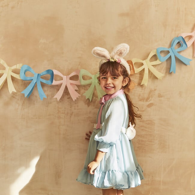 Tissue Paper Bow Garland - Garlands - 2