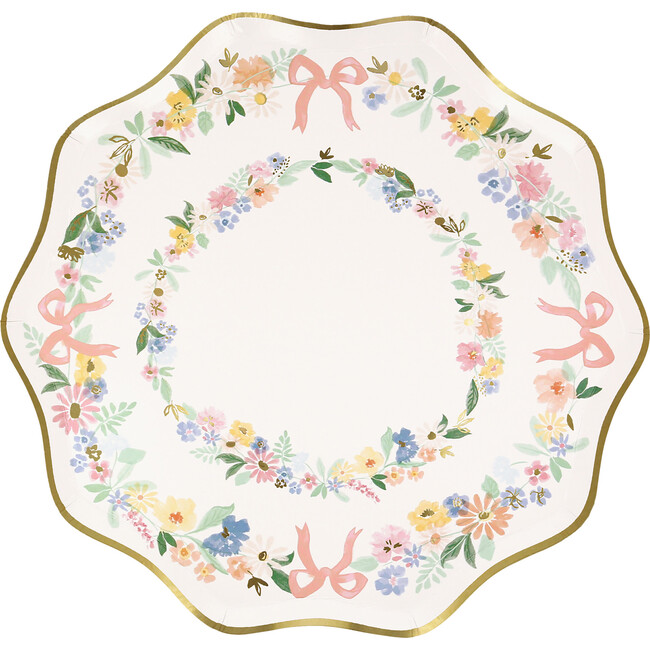 Elegant Floral Side Plates