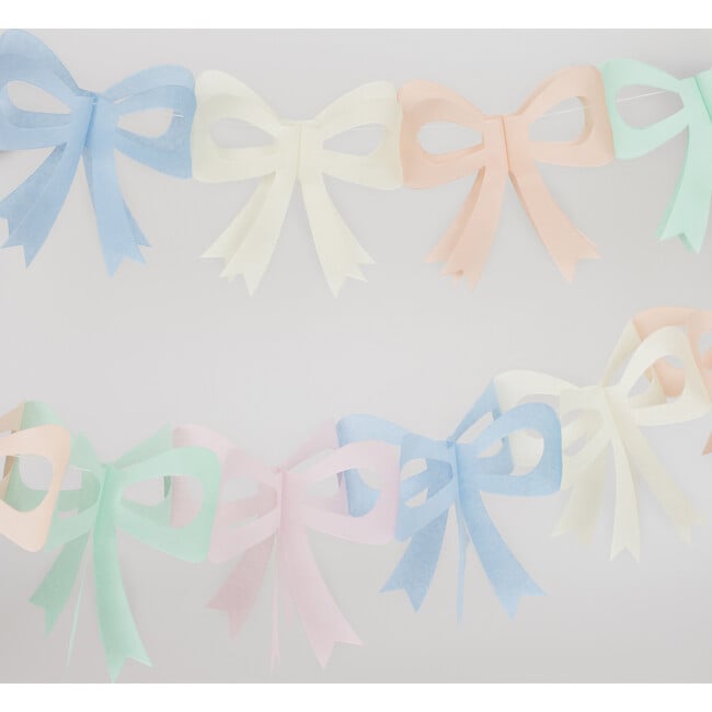 Tissue Paper Bow Garland - Garlands - 4